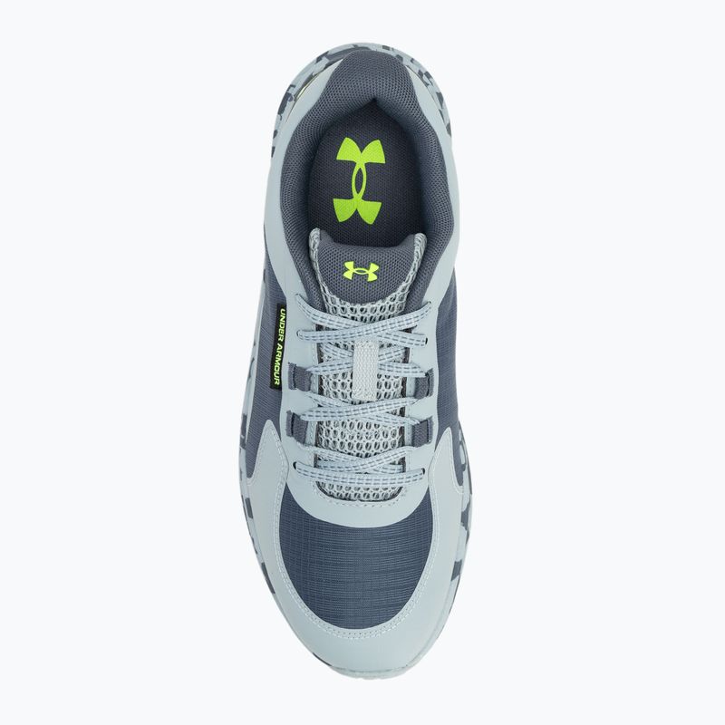 Încălțăminte de alergare pentru bărbați Under Armour Charged Bandit Trail 3 downpour gray/harbor blue/hyper green 5
