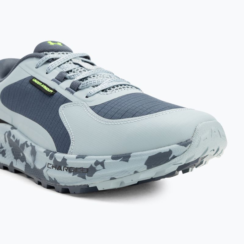 Încălțăminte de alergare pentru bărbați Under Armour Charged Bandit Trail 3 downpour gray/harbor blue/hyper green 7
