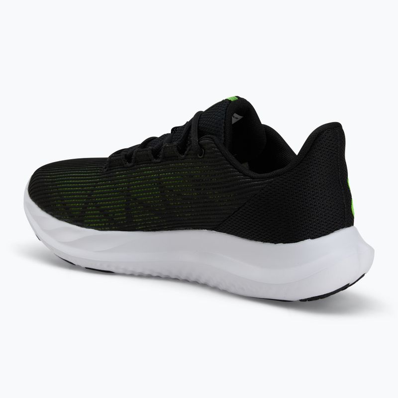 Încălțăminte de alergare pentru bărbați Under Armour Charged Speed Swift black/black/hyper green 3