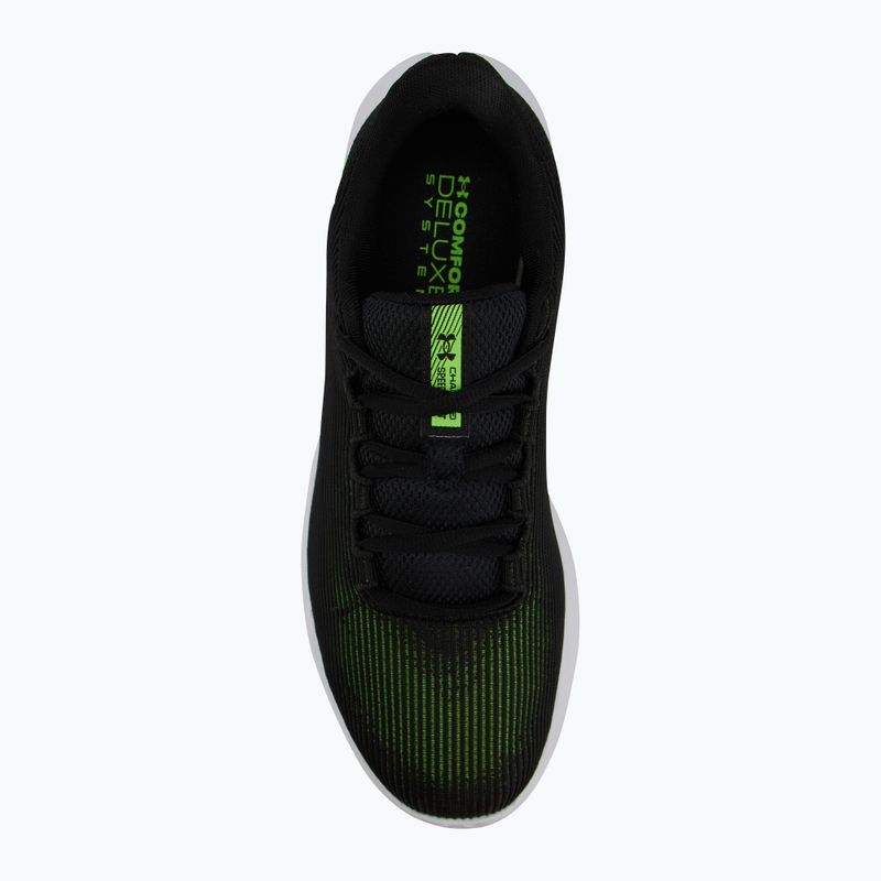 Încălțăminte de alergare pentru bărbați Under Armour Charged Speed Swift black/black/hyper green 5