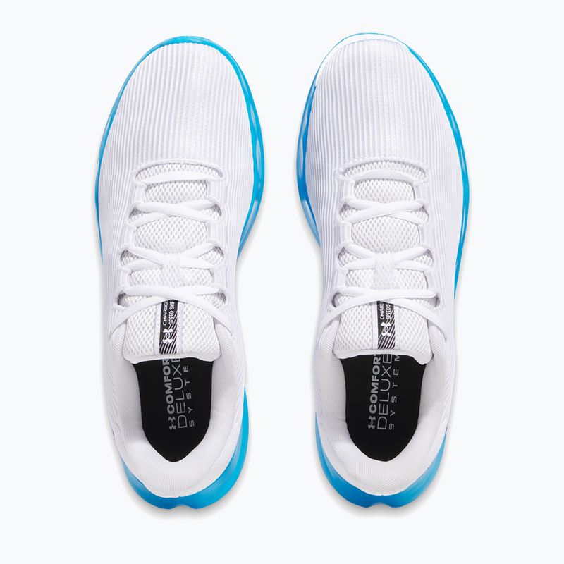 Încălțăminte de alergare pentru bărbați Under Armour Charged Speed Swift white/electric blue/black 3