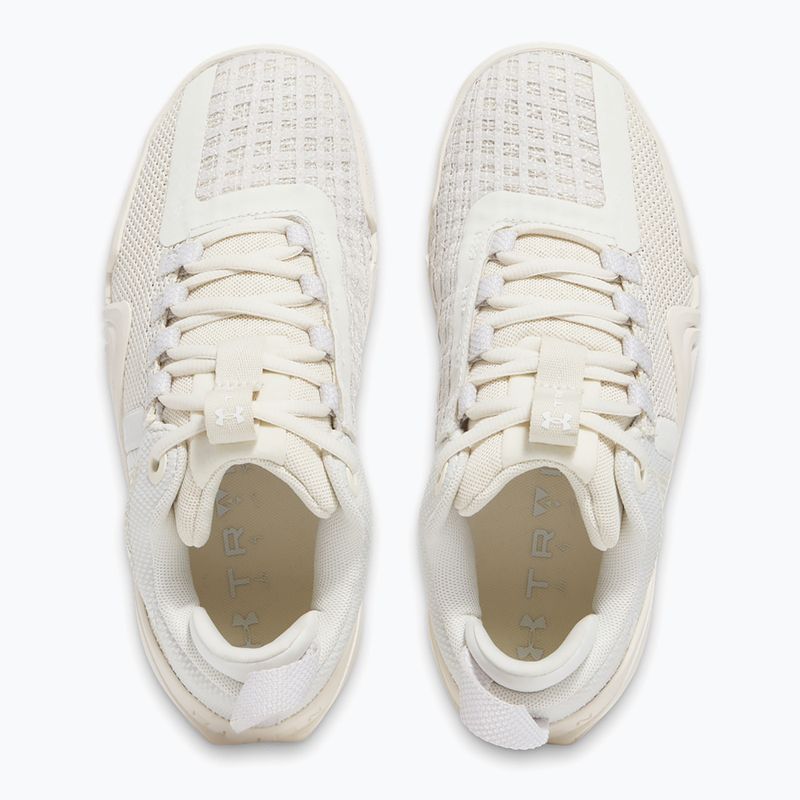 Încălțăminte de antrenament pentru femei  Under Armour TriBase Reign 6 ivory dune/stone/white 4