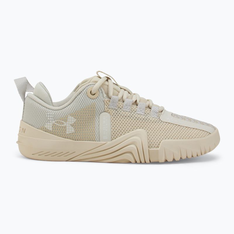 Încălțăminte de antrenament pentru femei  Under Armour TriBase Reign 6 ivory dune/stone/white 2