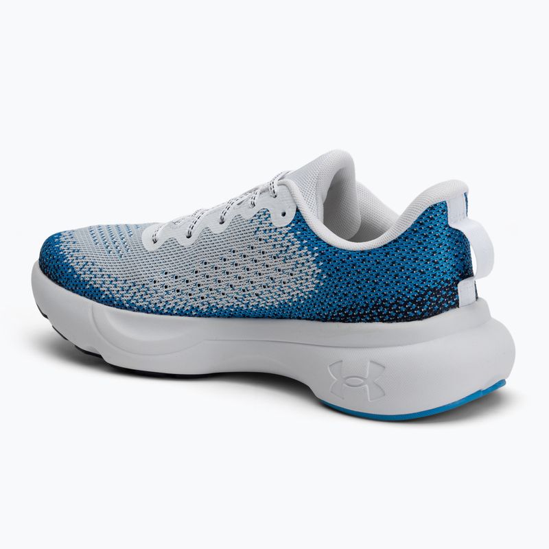 Încălțăminte de alergare pentru bărbați Under Armour Infinite white/electric blue/white 3