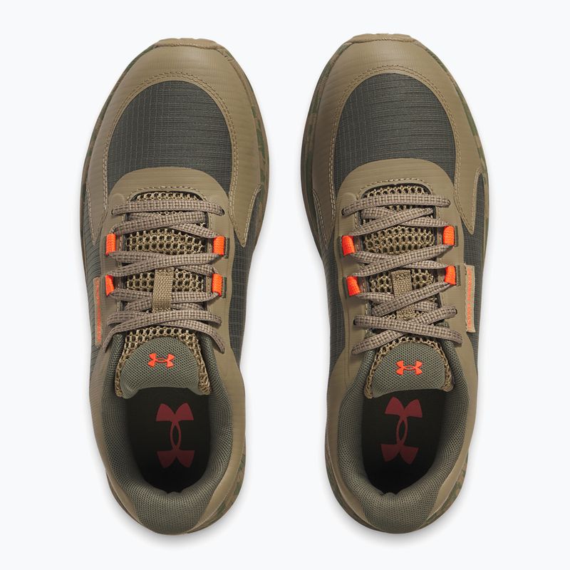 Încălțăminte de alergare pentru bărbați Under Armour Charged Bandit Trail 3 marine od green/bayou/ares red 4