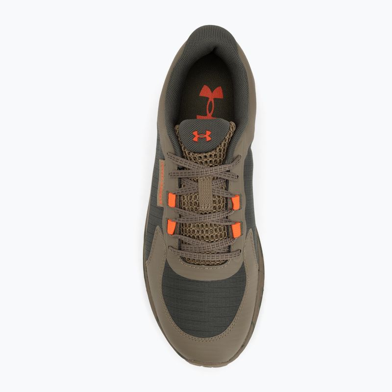 Încălțăminte de alergare pentru bărbați Under Armour Charged Bandit Trail 3 marine od green/bayou/ares red 5