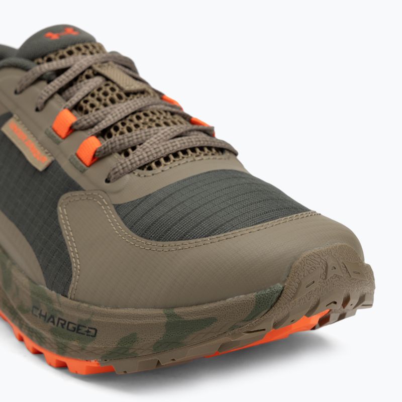 Încălțăminte de alergare pentru bărbați Under Armour Charged Bandit Trail 3 marine od green/bayou/ares red 7