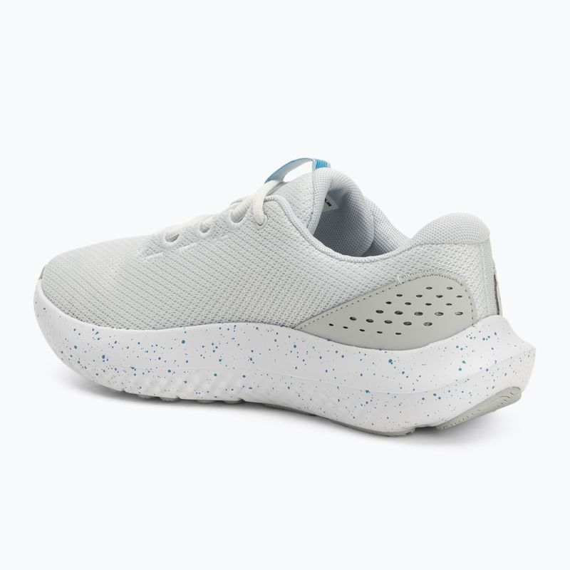 Încălțăminte de alergare pentru femei Under Armour Charged Surge 4 distant gray/halo gray/ether blue 3
