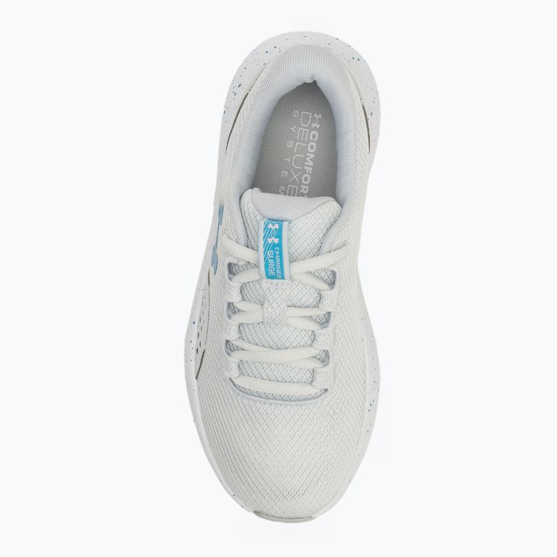 Încălțăminte de alergare pentru femei Under Armour Charged Surge 4 distant gray/halo gray/ether blue 5