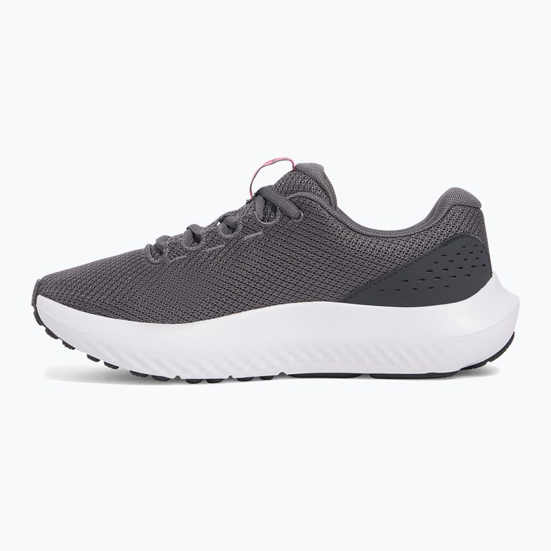 Încălțăminte de alergare pentru femei Under Armour Charged Surge 4 castlerock/anthracite/aero pink 2