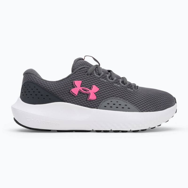 Încălțăminte de alergare pentru femei Under Armour Charged Surge 4 castlerock/anthracite/aero pink 2