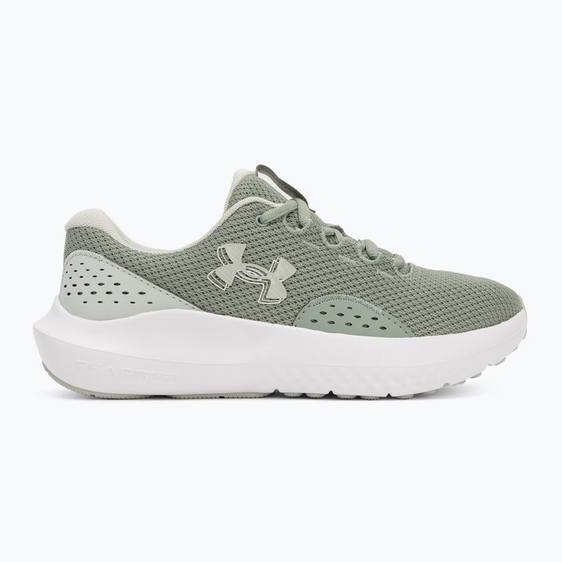 Încălțăminte de alergare pentru femei Under Armour Charged Surge 4 silica green/hydro green/hydro green 2