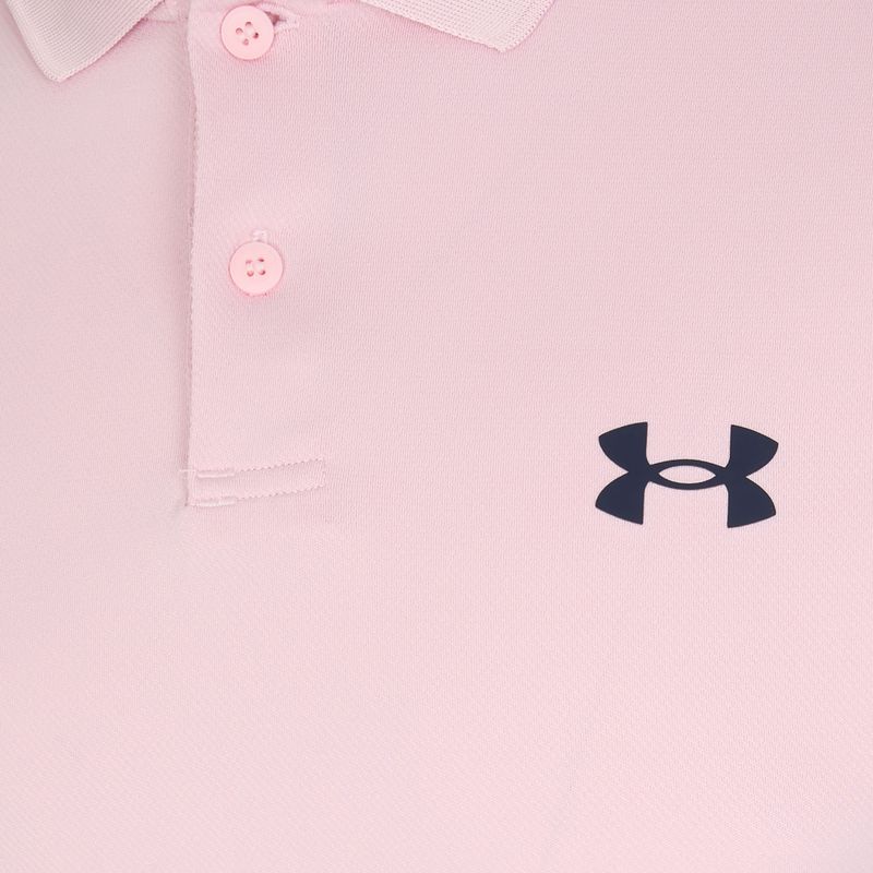 Tricou polo pentru bărbați Under Armour Matchplay Polo prime pink/midnight navy 3