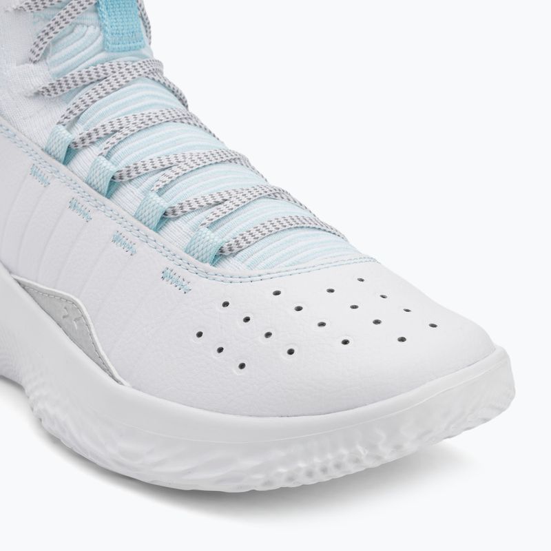 Încălțăminte de baschet Under Armour CURRY 4 FLOTRO white/stream/metallic silver 7