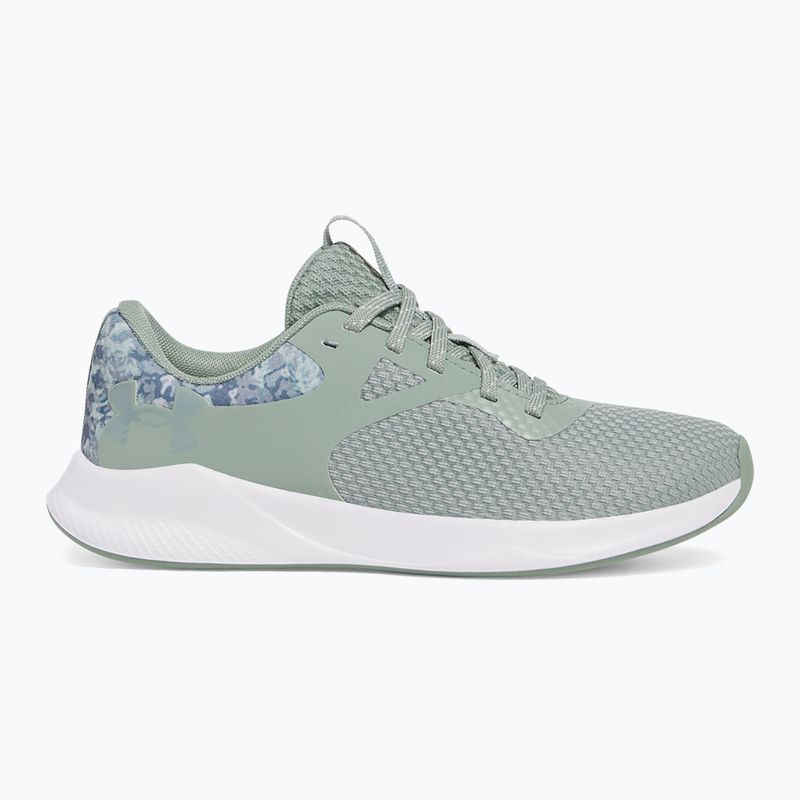 Încălțăminte de antrenament pentru femei  Under Armour Charged Aurora 2+ silica green/white/metallic silica 8