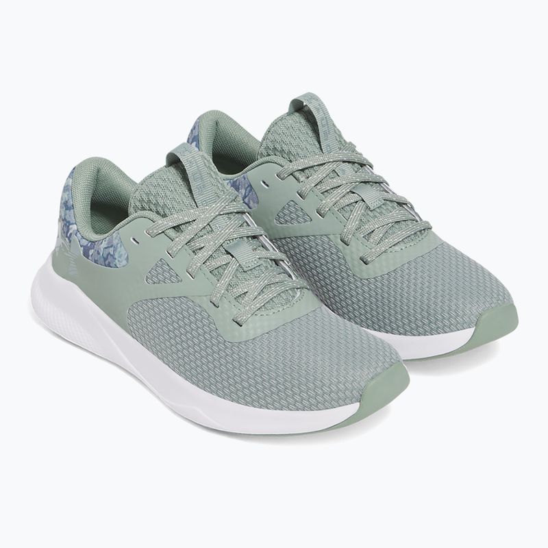 Încălțăminte de antrenament pentru femei  Under Armour Charged Aurora 2+ silica green/white/metallic silica 10