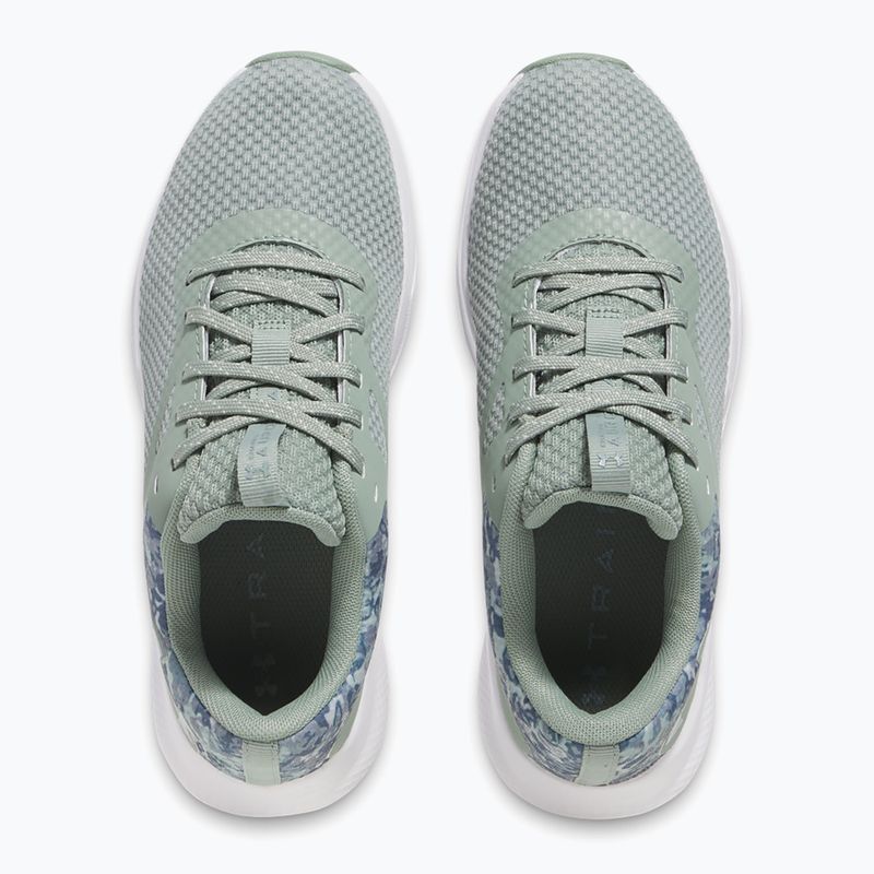 Încălțăminte de antrenament pentru femei  Under Armour Charged Aurora 2+ silica green/white/metallic silica 11