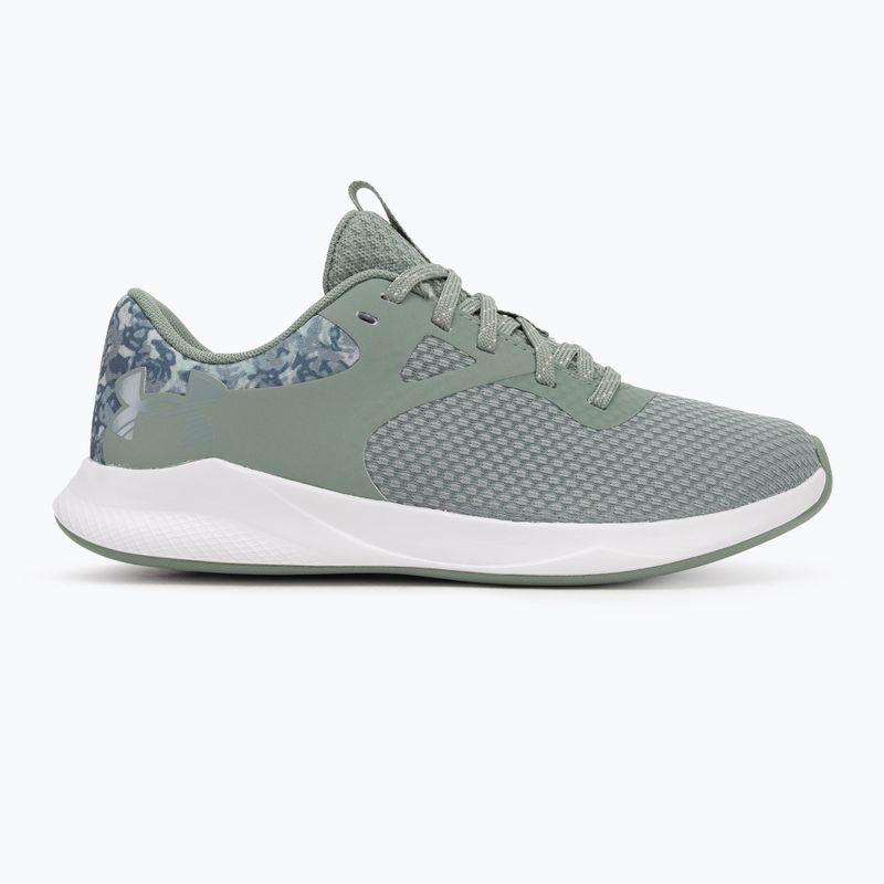 Încălțăminte de antrenament pentru femei  Under Armour Charged Aurora 2+ silica green/white/metallic silica 2
