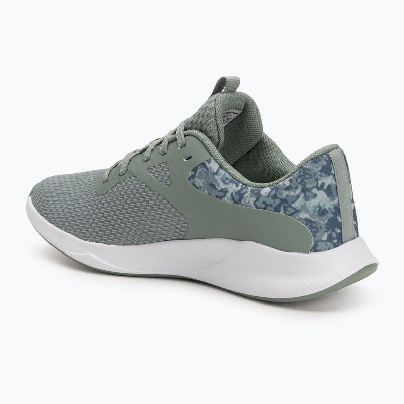Încălțăminte de antrenament pentru femei  Under Armour Charged Aurora 2+ silica green/white/metallic silica 3