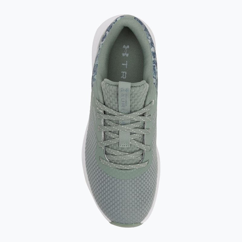 Încălțăminte de antrenament pentru femei  Under Armour Charged Aurora 2+ silica green/white/metallic silica 5