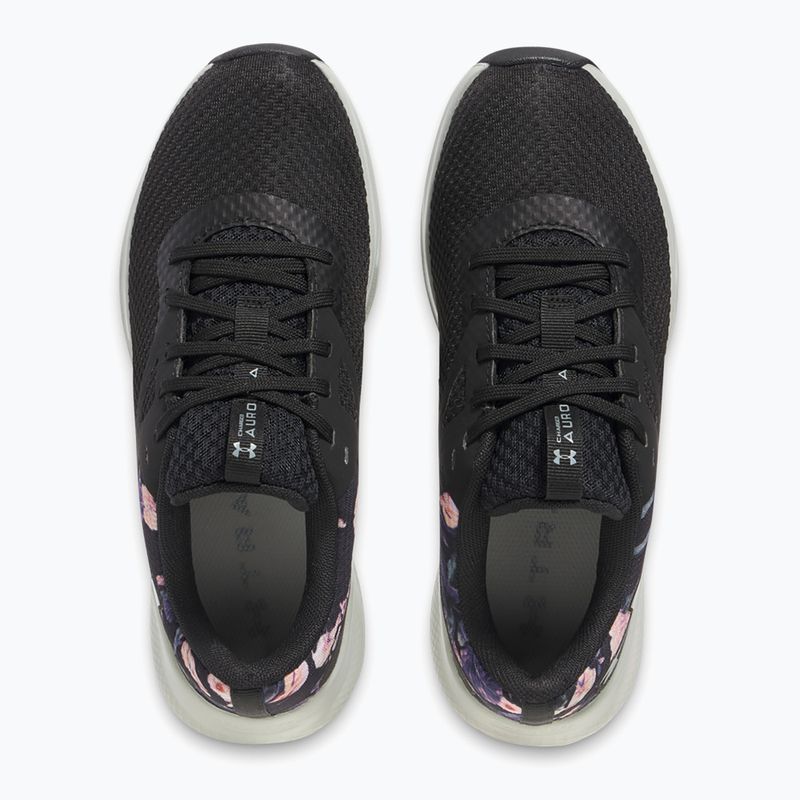 Încălțăminte de antrenament pentru femei  Under Armour Charged Aurora 2+ black/hydro green/metallic warm silver 11