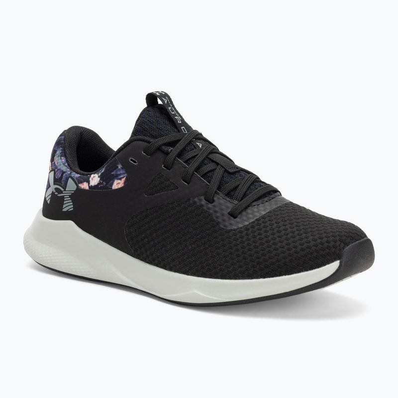 Încălțăminte de antrenament pentru femei  Under Armour Charged Aurora 2+ black/hydro green/metallic warm silver