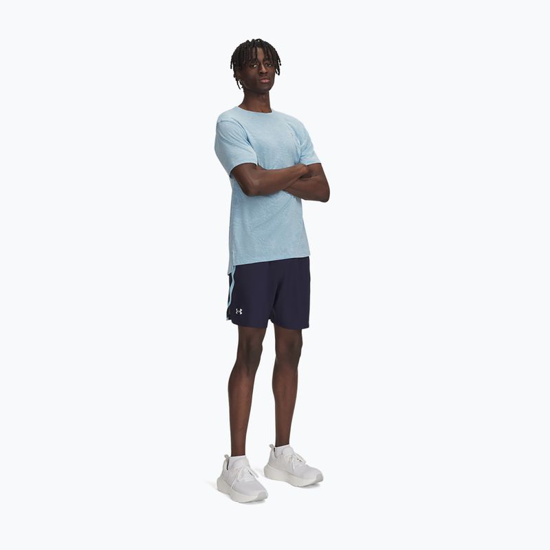 Pantaloni scurți de alergare pentru bărbați Under Armour Launch 7" midnight navy / stream / reflective 2