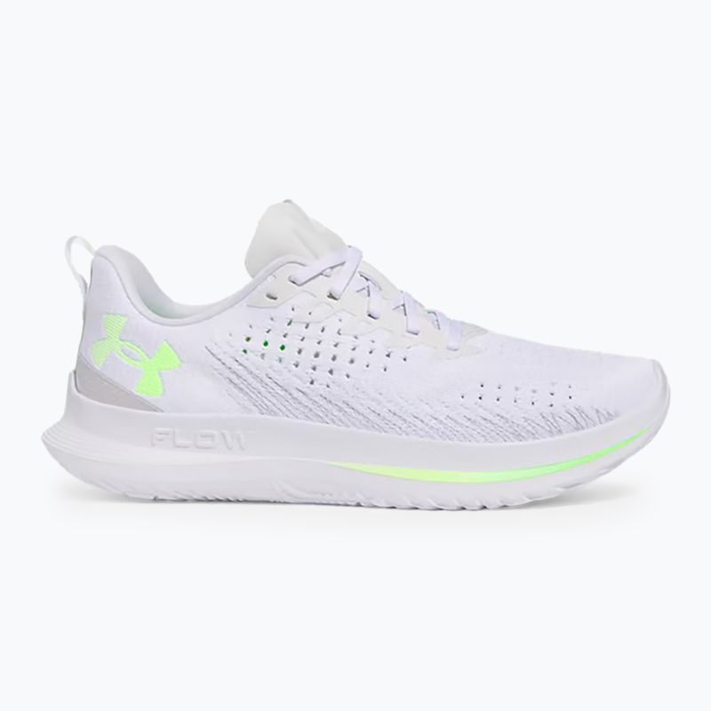 Încălțăminte de alergare pentru bărbați Under Armour Velociti 4 white/white/hyper green 8