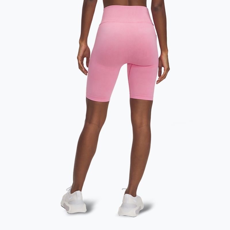 Pantaloni scurți de antrenament pentru femei Under Armour Vanish Seamless Washed shaded fuchsia / white 3