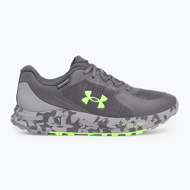 Încălțăminte de alergare pentru bărbați Under Armour Charged Bandit Trail 3 castlerock/steel/hyper green 8