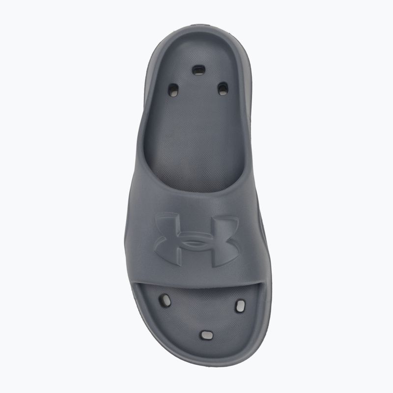 Papuci pentru bărbați Under Armour Locker V Slide castlerock/castlerock/anthracite 5
