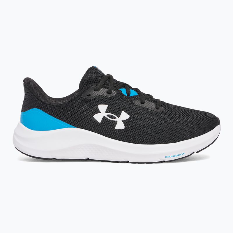 Încălțăminte de alergare pentru bărbați Under Armour Charged Pursuit 4 black/electric blue/white