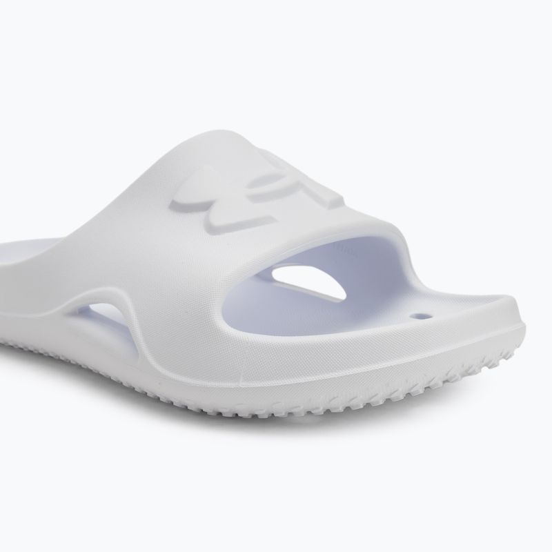Papuci pentru femei Under Armour Locker V Slide white/white/white 7