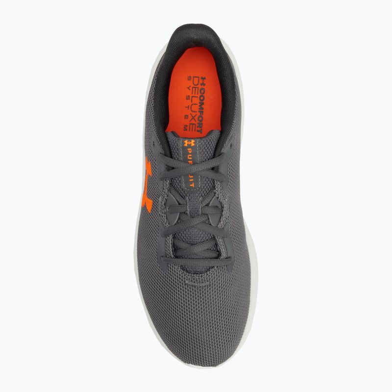 Încălțăminte de alergare pentru bărbați Under Armour Charged Pursuit 4 castlerock/anthracite/blaze orange 5