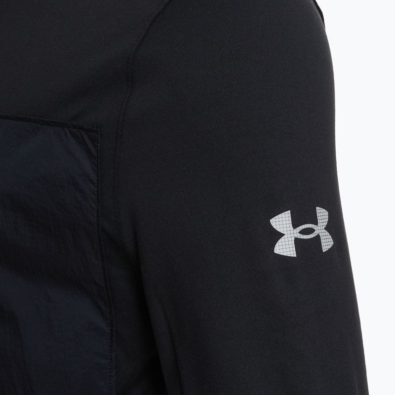 Bluză de alergare pentru bărbați Under Armour Trail Run Quarter Zip black/reflective 3
