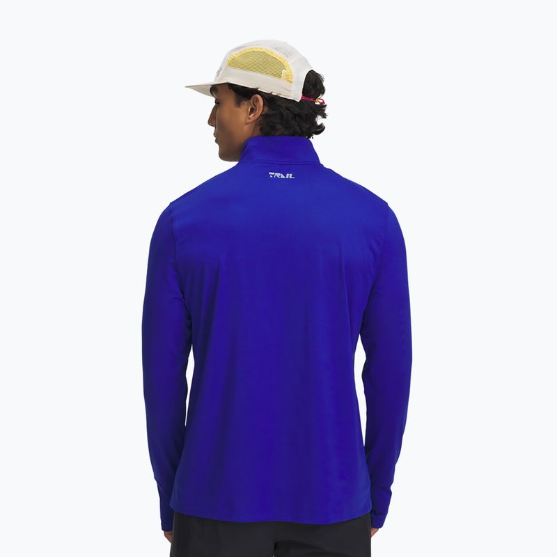 Bluză de alergare pentru bărbați Under Armour Trail Run Quarter Zip royal/reflective 2