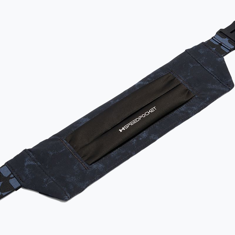Centură de alergare Under Armour Launch Run black/downpour gray/white quartz 2