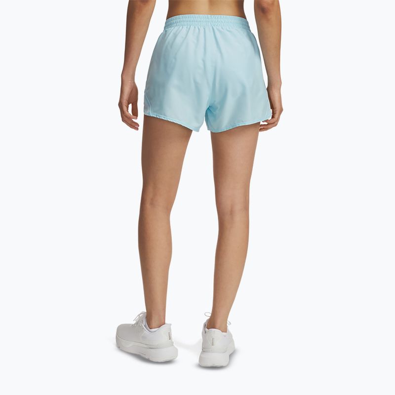 Pantaloni scurți de alergare pentru femei Under Armour Fly By 3" stream /stream / reflective 3