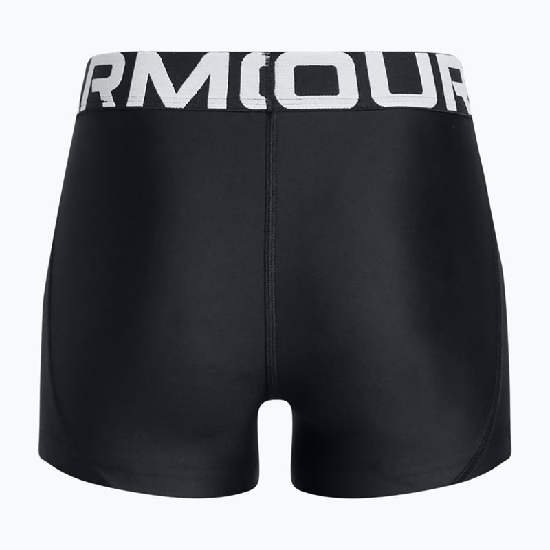 Pantaloni scurți de antrenament pentru copii Under Armour HeatGear black/white 2