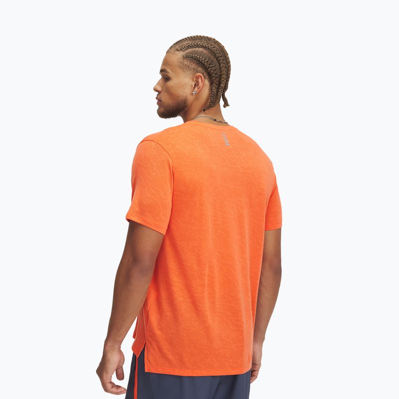 Tricou de alergare pentru bărbați Under Armour Launch Camo fire/reflective 2