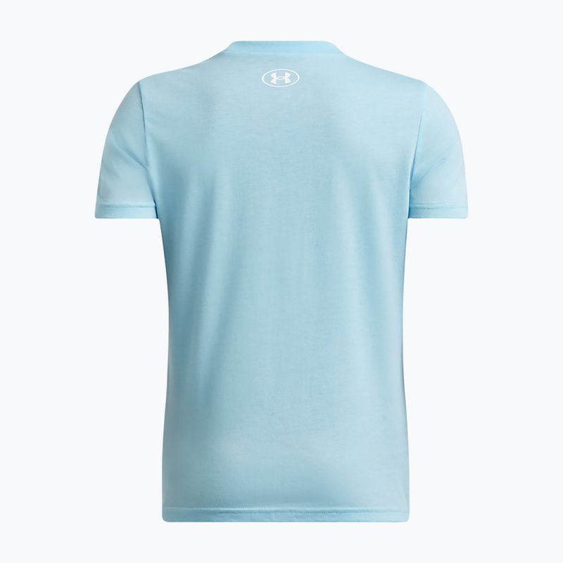 Tricou pentru copii Under Armour Sportstyle Left Chest blue 2