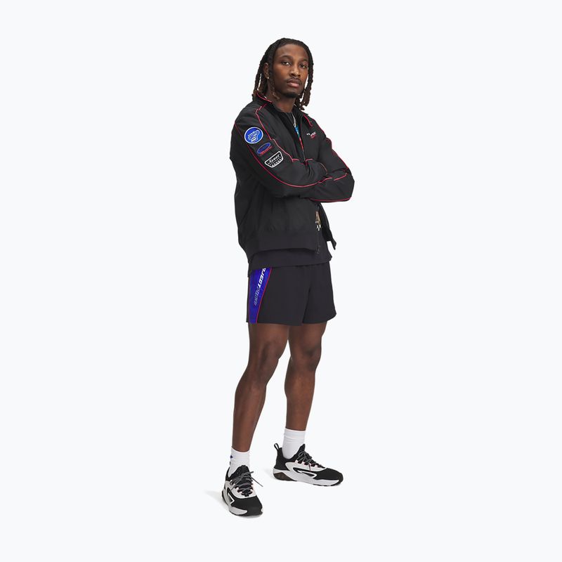 Pantaloni scurți de antrenament pentru bărbați Under Armour Project Rock Colorblock Woven black 2