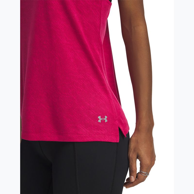 Tank top de alergare pentru femei Under Armour Launch Camo Singlet shaded fuchsia/reflective 3