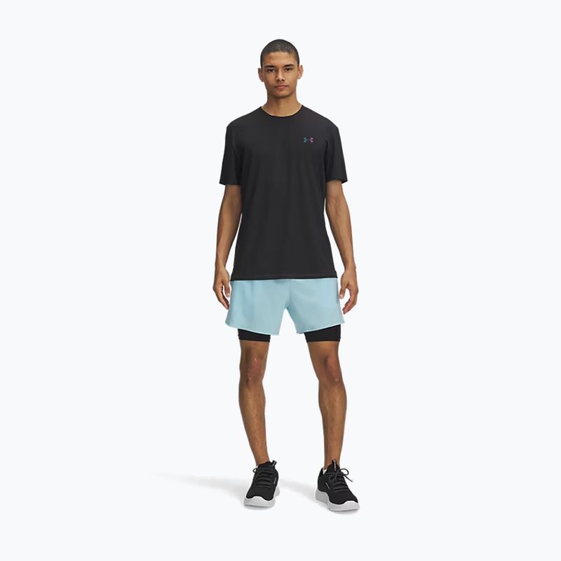 Pantaloni scurți pentru bărbațiUnder Armour Peak Woven 2in1 stream/black 2