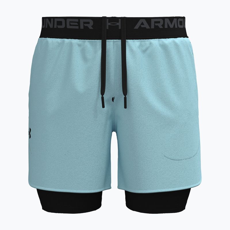 Pantaloni scurți pentru bărbațiUnder Armour Peak Woven 2in1 stream/black 5