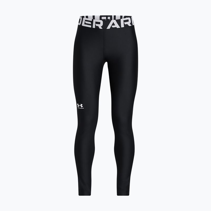 Colanți de antrenament pentru copii Under Armour HeatGear white/black