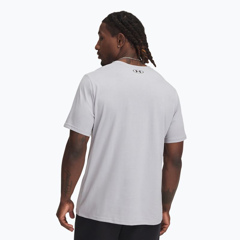 Tricou pentru bărbați Under Armour LC Fly In Logo mod gray/black 2