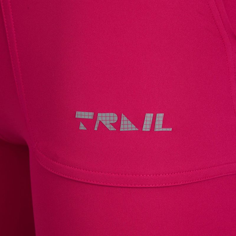 Pantaloni scurți pentru femei Under Armour Trail Run Fitted shaded fuchsia/black 4
