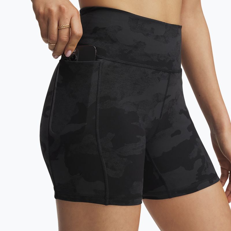 Pantaloni scurți de antrenament pentru femei Under Armour Project Rock Middy black / black 4