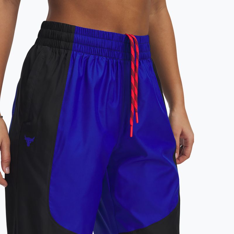Pantaloni de antrenament pentru femei Under Armour Project Rock Woven Bottom black 4